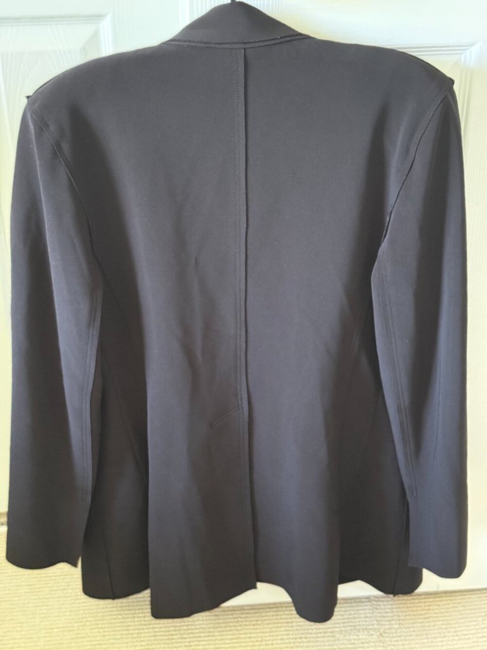 NORMA KAMALI Women's Black Single Breasted Jacket - Picture 3 of 4